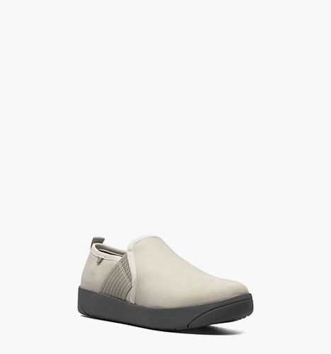 Kicker Slip On Leather Women's Shoes  in Oatmeal for $104.90