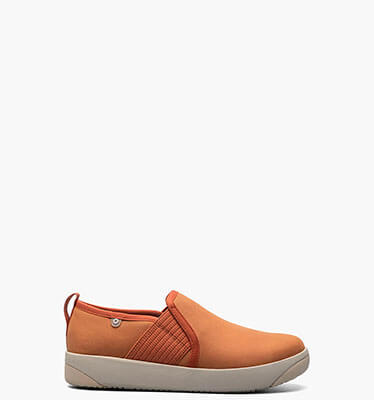 Kicker Slip Leather  in Burnt Orange for $150.00