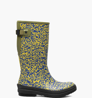 Amanda II Tall Spotty Women's Rain Boots in olive multi for $90.00