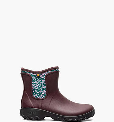 Sauvie Slip on Boot Spotty  in Burgundy Multi for $125.00