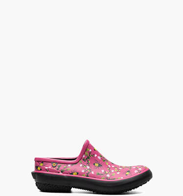 Patch Clog Bees Women's Garden Boots in Fuchsia for $80.00