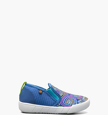 Kicker II Slip On Cloud Geo Kid's Outdoor Shoes in Royal Multi for $56.90