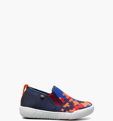 Kicker II Slip On Medium Camo Kid's Outdoor Shoes in navy multi for $56.90