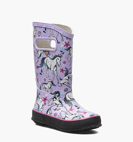 Rainboots Unicorn Awesome Kid's Rainboot in Lavr Multi for $52.50