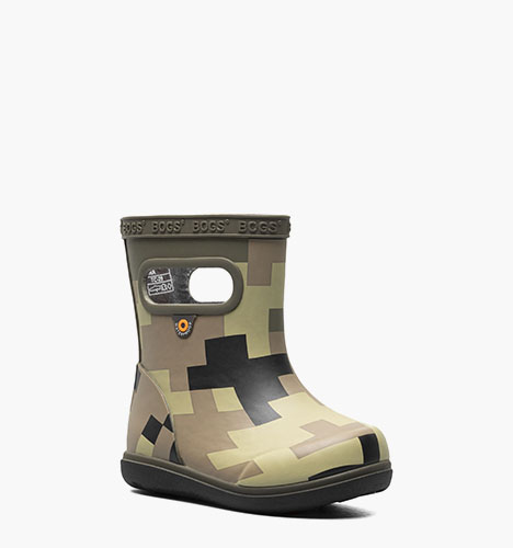 Skipper II Big Camo Kid's Rainboots in Army Green for $39.99