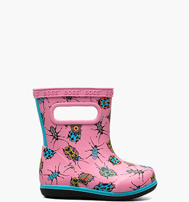 Skipper II Bugs Kid's Rainboots in Blush Pink for $44.99