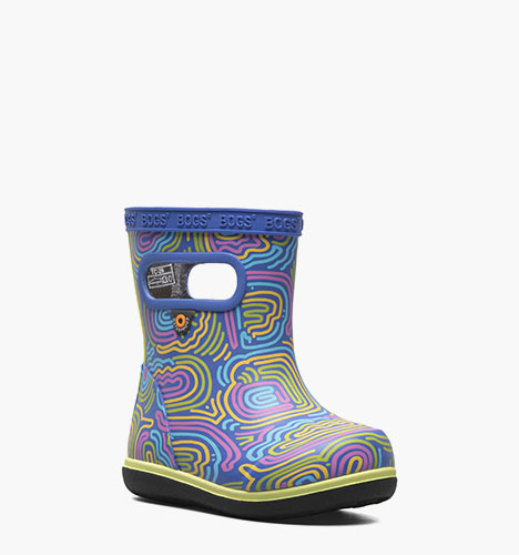 Skipper II Cloud Geo Kid's Rainboots in Royal Multi for $39.90