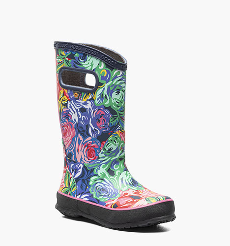 Rainboots Rose Garden Kid's Rainboots in Rose Multi for $41.99