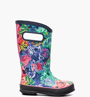 Rainboots Rose Garden Kid's Rainboots in Rose Multi for $52.50