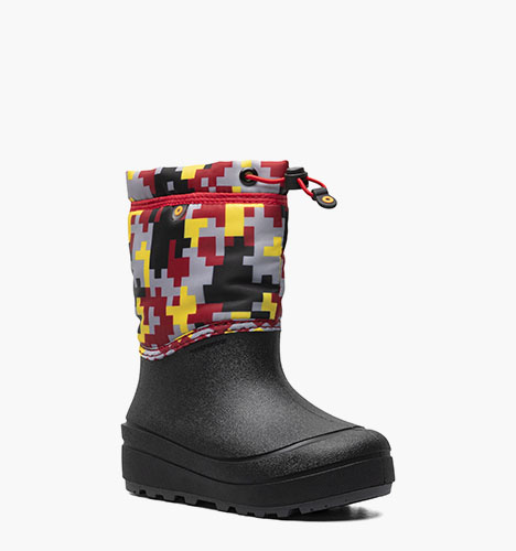 Snow Shell Medium Camo Kid's Winter Boots in Cherry for $59.90