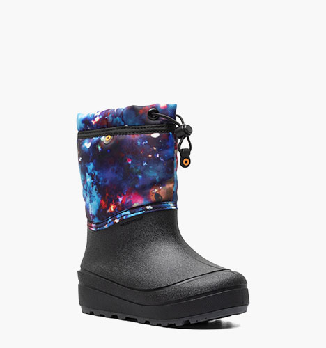 Snow Shell Sparkle Space Kid's Winter Boots in Aqua Multi for $60.00