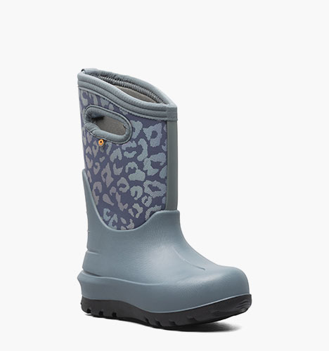 Neo-Classic Metallic Leopard Kids' 3 Season Boots in Misty Gray for $86.99