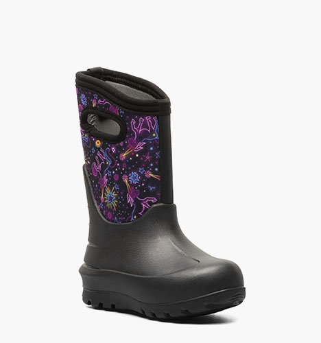 Neo-Classic Neon Unicorn Kids' 3 Season Boots in Black Multi for $86.99