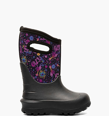 Neo-Classic Neon Unicorn Kids' 3 Season Boots in Black Multi for $86.99