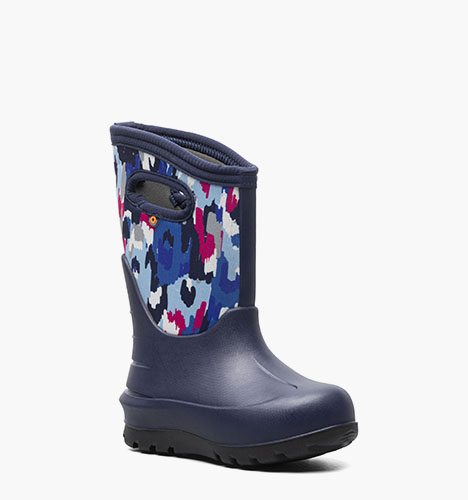 Neo-Classic Ikat Kids' 3 Season Boots in navy multi for $115.00
