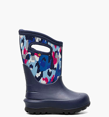 Neo-Classic Ikat Kids' 3 Season Boots in navy multi for $115.00