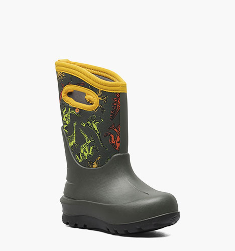 Neo-Classic Super Dino Kids' 3 Season Boots in Dark Green Multi for $86.25