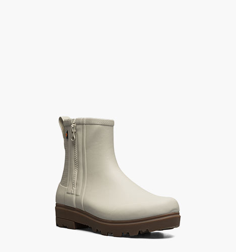 Holly Rain Zip Women's Rainboots in Oatmeal for $74.99