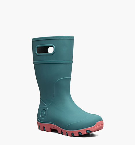 Essential Rain Tall Kids Rainboots in Turquoise for $70.00