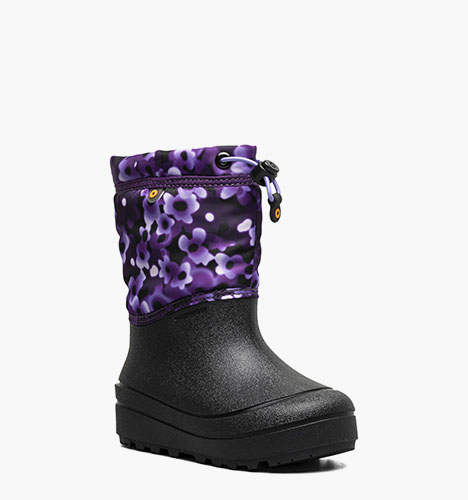 Snow Shell Boot Tropadelic Floral Kids' Winter Boots in Black Multi for $47.99