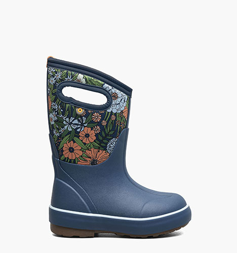 Classic II Vintage Floral Kids' 3 Season Boots in Blue Multi for $100.00
