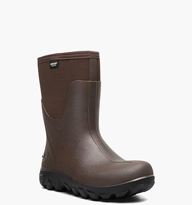 Classic Seamless Mid Men's Farm Boots in Brown for $165.00