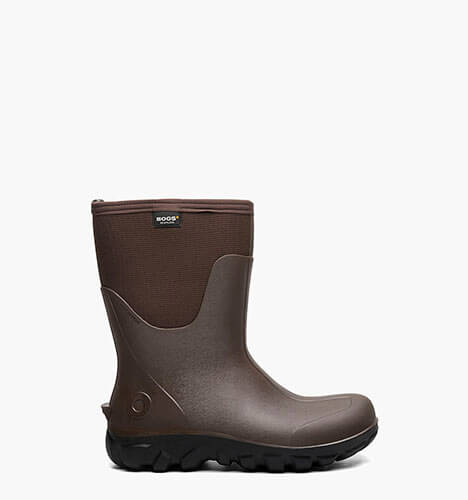 Classic Seamless Mid Men's Farm Boots in Brown for $150.00