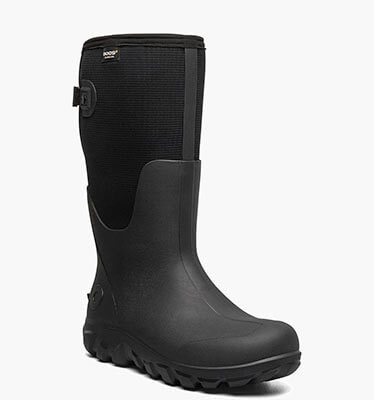 Classic Seamless Adjustable Calf Men's Farm Boots in Black for $205.00