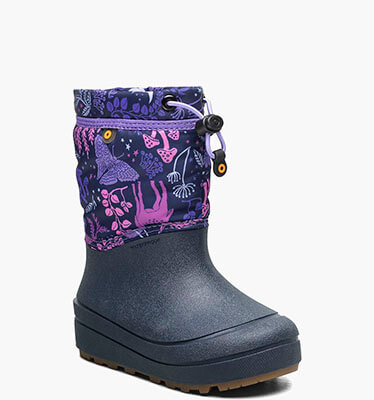 Snow Shell Boot - Cosmic Forest Kids' Winter Boots in Indigo Multi for $80.00