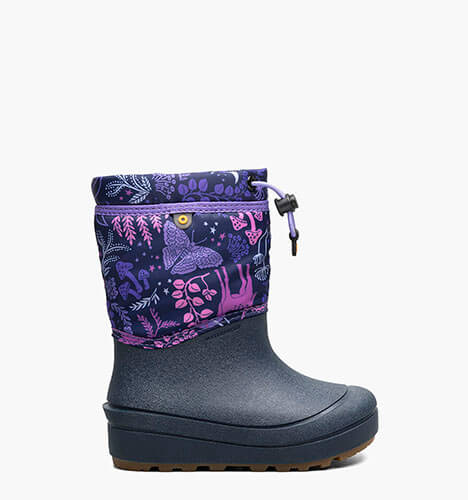 Snow Shell Boot - Cosmic Forest Kids' Winter Boots in Indigo Multi for $80.00