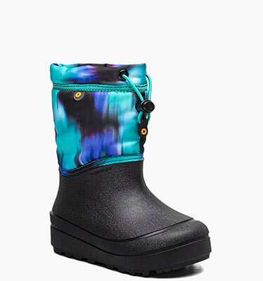 Snow Shell Boot -Northern Lights Kids' Winter Boots in Black Multi for $80.00