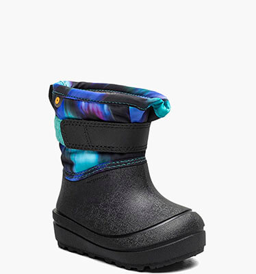 Baby Snow Shell - Northern Lights Baby Boots in Black Multi for $70.00