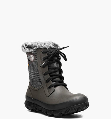 Arcata Plaid Women's Winter Boots in Cement Multi for $145.99