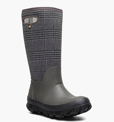 Whiteout Plaid Women's Winter Boots in Cement Multi for $137.99