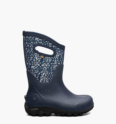 Classic Seamless Sparkle Dot Kids' Winter Boots in navy multi for $110.00