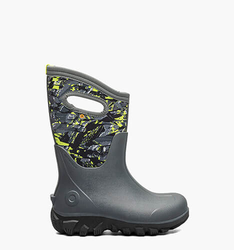 Classic Seamless Edgy Camo Kids' Winter Boots in Dark Gray Multi for $110.00