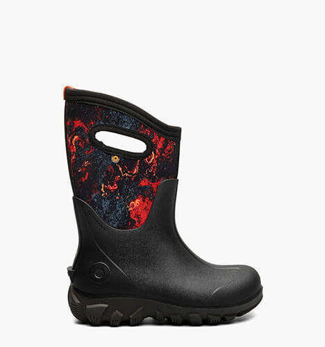 Classic Seamless Acid Camo Kids' Winter Boots in Black Multi for $110.00