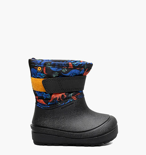 Baby Snow Shell - Real Dino Baby Boots in Black Multi for $70.00
