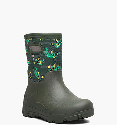 York Seamless Tractors Kids' Winter Boots in Dark Green Multi for $100.00