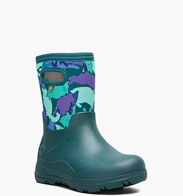 York Seamless Catmo Kids' Winter Boots in Teal Multi for $100.00