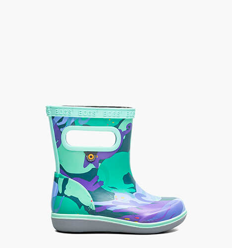 Skipper II Catmo Kids' Rain Boots in Teal Multi for $60.00