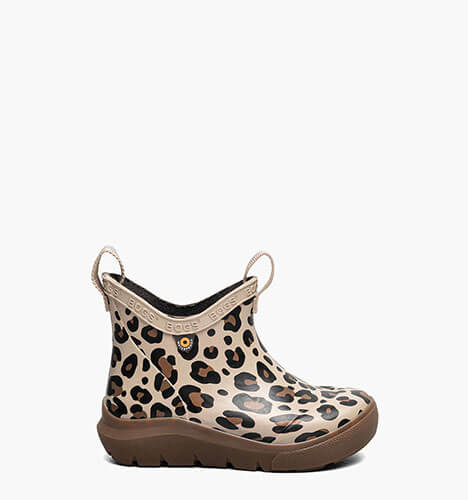 Skyline Rain Chelsea Leopard Kids' Rain Boots in Taupe Multi for $75.00