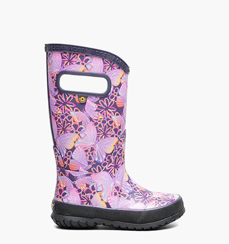 Rainboot Solar Butterfly Kids' Rain Boots in Purple Multi for $70.00