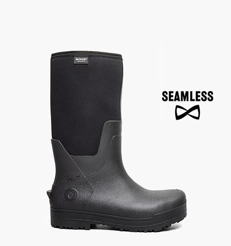 Men's All Season Seamless NT Work Boots in Black.
