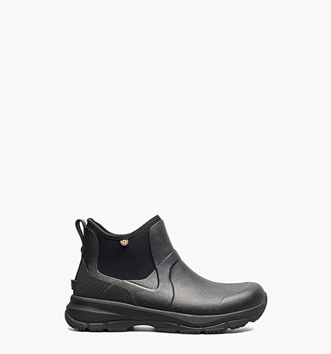 Spruce Chelsea Men's Slip On Boots in Black Smooth for $175.00