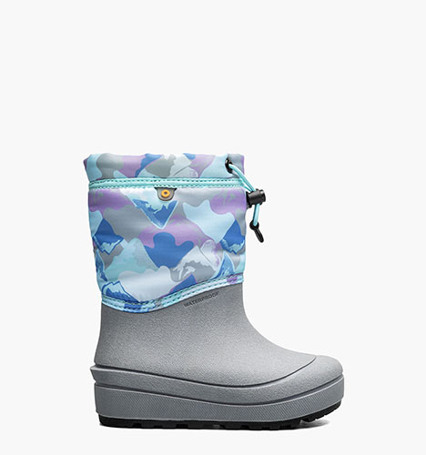 Snow Shell - Mountains Kids' Winter Boots in Light Gray for $80.00