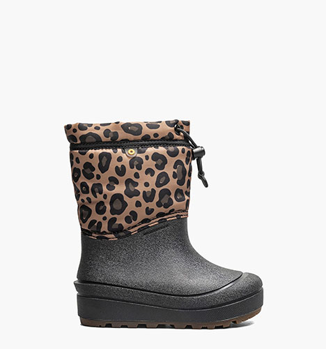 Snow Shell - Leopard Kids' Winter Boots in Black Multi for $80.00