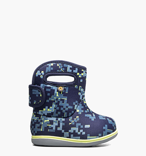Baby Bogs II - Crafted Camo Baby Boots in navy multi for $75.00