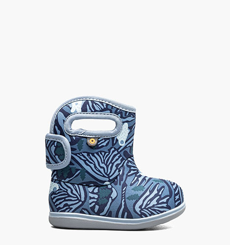 Baby Bogs II - Friendly Yeti Baby Boots in navy multi for $75.00