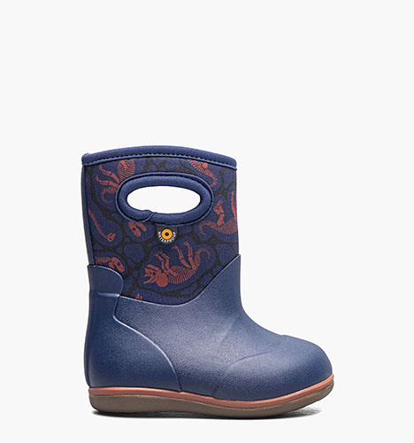 Baby Classic - Archaeology Baby Boots in navy multi for $80.00